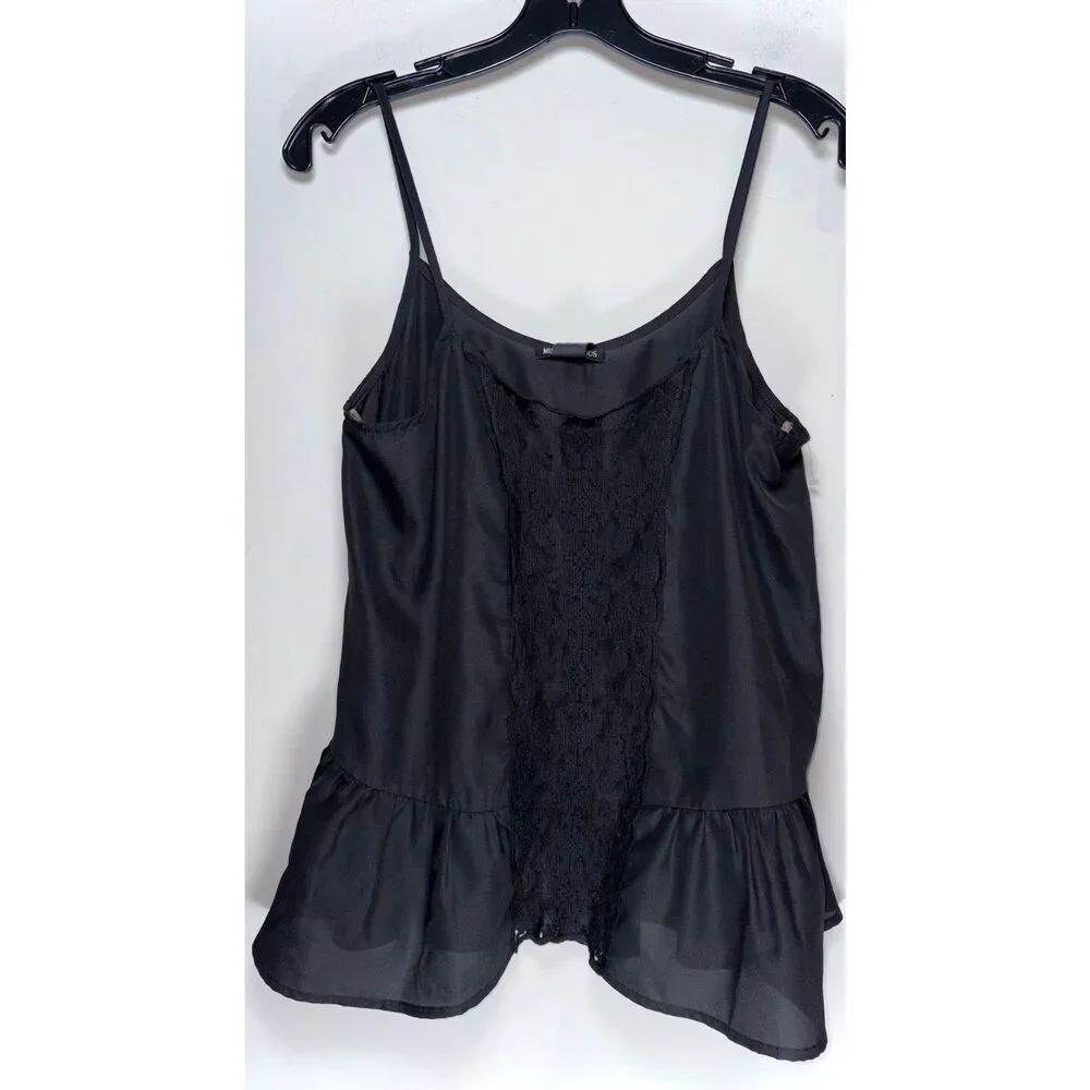 Black dressy tank top size large